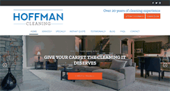 Desktop Screenshot of hoffmancarpetcleaning.com